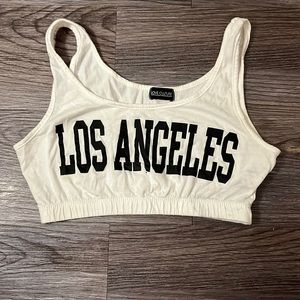 LA crop top 🖤🤍